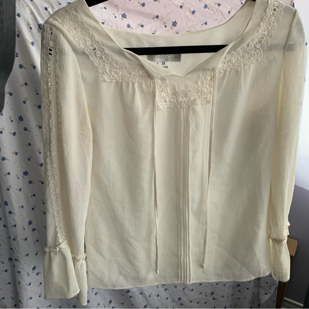 Dainty White Blouse